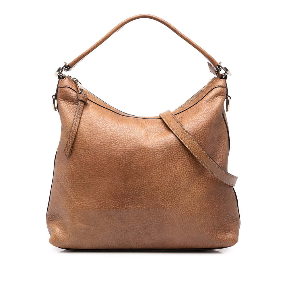 Pre-Loved Gucci Small Grained Calfskin Miss GG Hobo